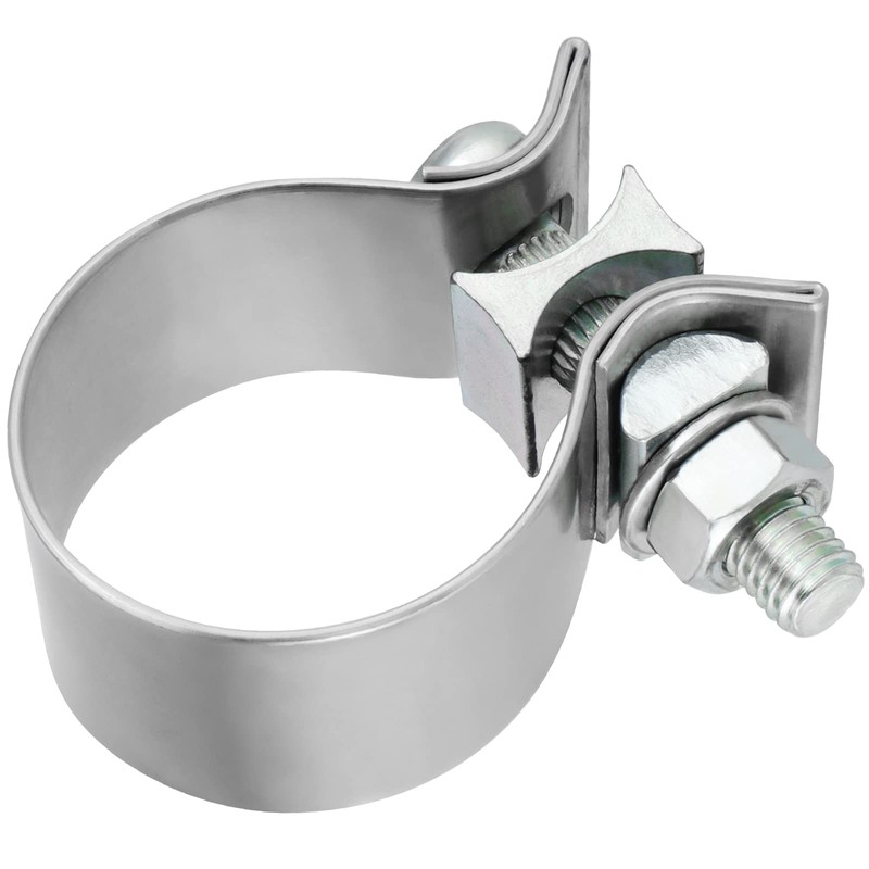 JOIKIT 4 PCS 1.75 Inch 1 3/4 Exhaust Clamp, Butt