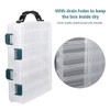 Keenso Fishing Lure Box Lure Holder Lure Storage Box, Plastic