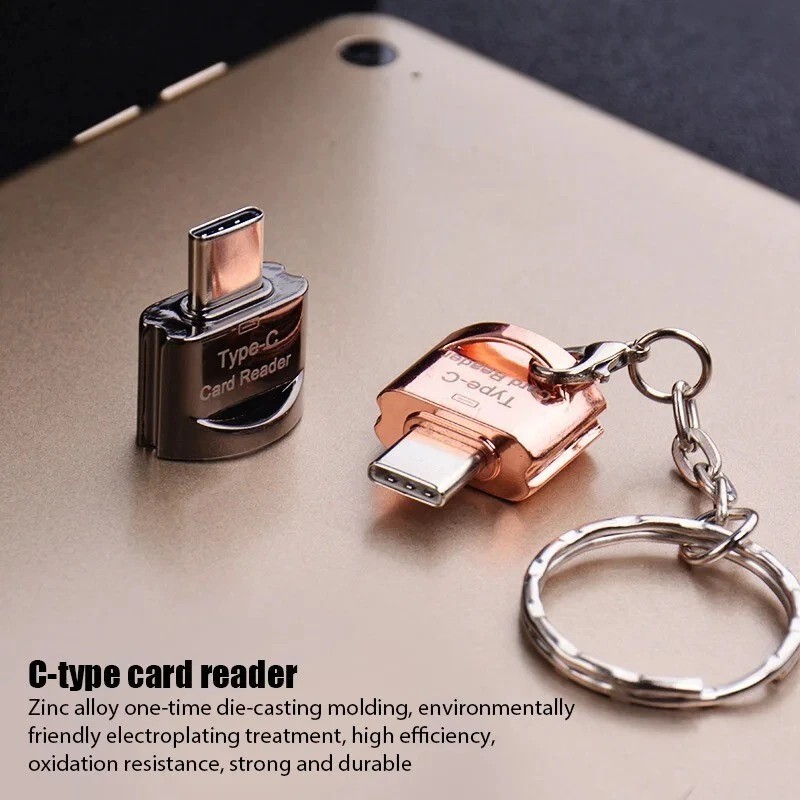 Universal USB-C To Micro SD Memory Card Reader TF Adapter