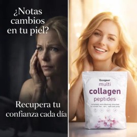 Colágeno En Polvo Multi Para Piel Cabello Uñas Googeer                                                                                                
