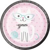 Trendware Cat Party Paper Plates, 24 Count