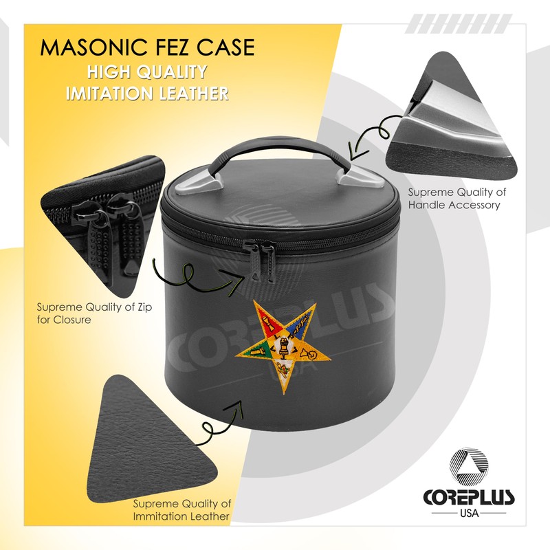 Core Plus Group OES FEZ CASE - BLACK IMITATION LEATHER