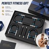 66–110 lb Adjustable Twister Arm Trainer – 3-Level Chest Expander