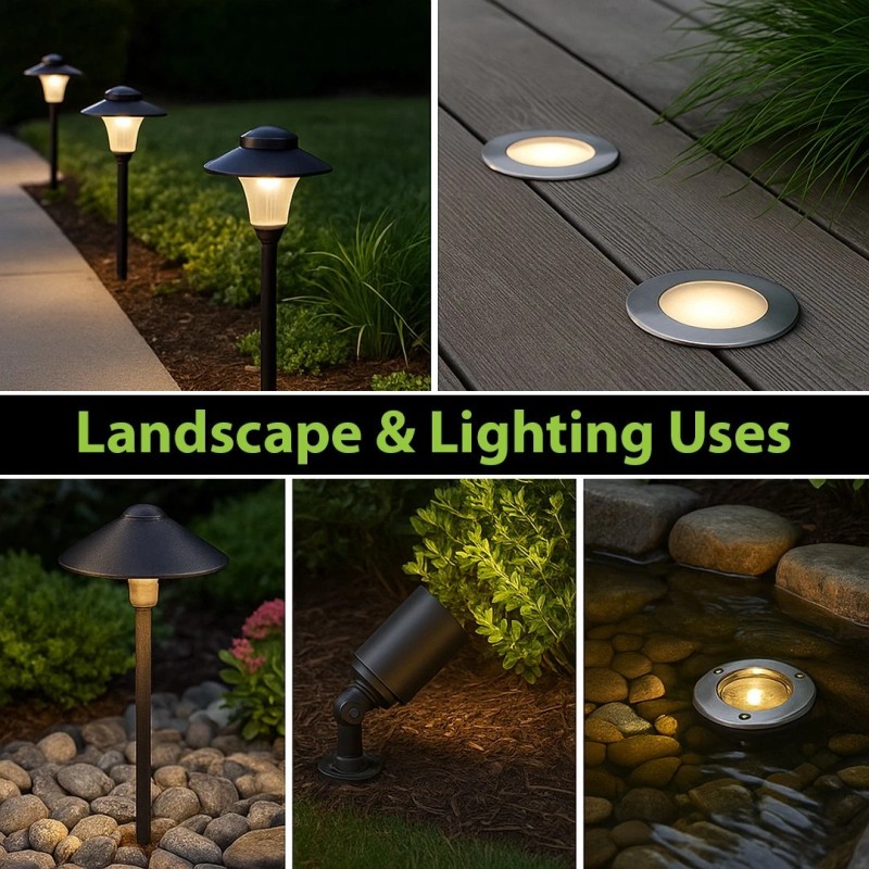LOGICO 10/2 Low Voltage Landscape Wire Outdoor Light Direct Burial