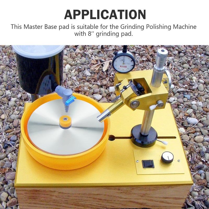 QZATTCAEN Aluminum Grinding & Polishing Disc Base Plate - 8"