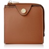 Legato Largo LJ-P0111 Lightweight Bonded Faux Leather Bi-Fold Wallet, Slim,