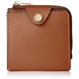 Legato Largo LJ-P0111 Lightweight Bonded Faux Leather Bi-Fold Wallet, Slim, Weight: 2.1 oz (60 g), 4 Card Storage, Camel