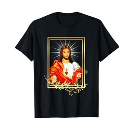 Immacolato Gesù Cristo Santissimo Gesù Cattolicesimo Maglietta