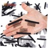 10pcs Steel Tooth Wig Comb Clips for Lace Wigs Durable