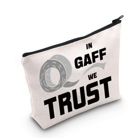 G2TUP Theater Drama Tech Crew Makeup Bag Stag Management Gifts In Gaff We Trust Gifts Stage Manager Gift Tech Week Zipper Bag (Trust)