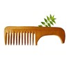Rufiys Wide Tooth Neem Wooden Comb for Hair Growth Women