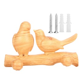 Resin Bird Coat Hook Wall Mounted Hat Towel Bag Hanger Gift for Home Living Room Bedroom