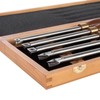 IMOTECHOM 5-Pieces Carbide Tipped Woodturning Tools Lathe Chisel Set with