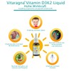 VITARAGNA Vitamin-D und Vitamin-K Forte D3K2 Tropfen flüssig, hochdosiertes Liquid