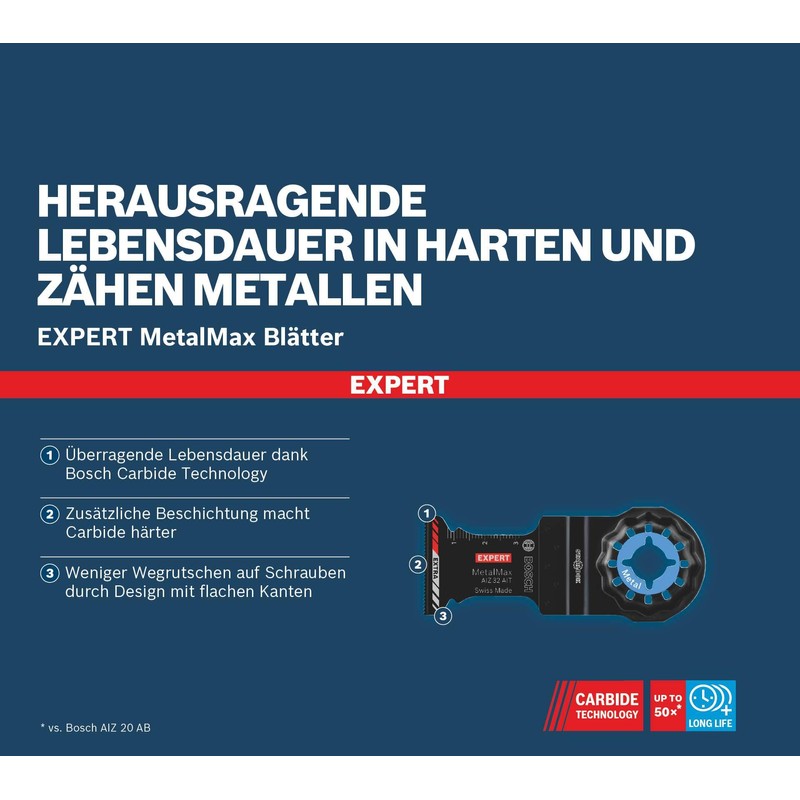 Bosch Professional 1 x Expert MetalMax AIZ 32 AIT Saw