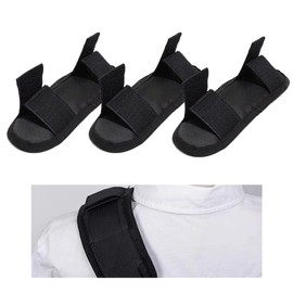 Universal Backpack Shoulder Pads, Pack of 3 in Black, Removable Shoulder Pads, Backpack, Removable Shoulder Strap, Shoulder Strap Pad