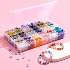 2piezas Cajas organizadoras de plástico transparente de 36 rejillas,caja de almacenamiento manualidades con separadores ajustables para organizador de abalorio,joyas,gancho de pesca,cintas washi,hilos