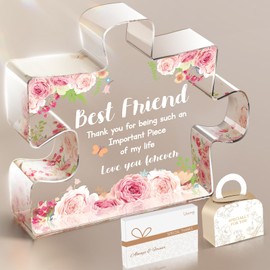 Usong Best Friend Birthday Gifts Friendship Gifts for Women Birthday Gifts for Best Friend Female Christmas Acrylic Presents Gift Box Set