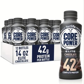 Fairlife Core Power Elite 42g High Protein Milk Shake, Flavor Variety, Chocolate, Vanilla, Strawberry, 14 Fl Oz - Flavor: Chocolate