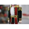 15 inches Handmade Christmas Nutcracker Traditional Decoration Soldier in Green