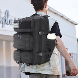 55L Tactical Backpack Heavy Duty Military Rucksack Molle Backpack 3 Day Assault Pack for Work Outdoors