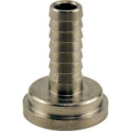 Tailpiece, SS, 3/16 inch - Fits 3/16 inch or 1/4 inch Hose