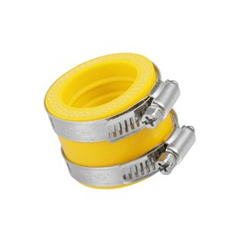 Partuto 35mm ID Yellow Carburetor Adapter Intake Pipe Boot Interface - 1Pcs Replacement
