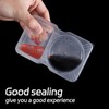 Evmliy 15 Sets Snack Containers, Reusable Double 2 Compartment Condiment