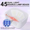 Cordless UV Nail Lamp with 4 Timers & Smart Sensor,
