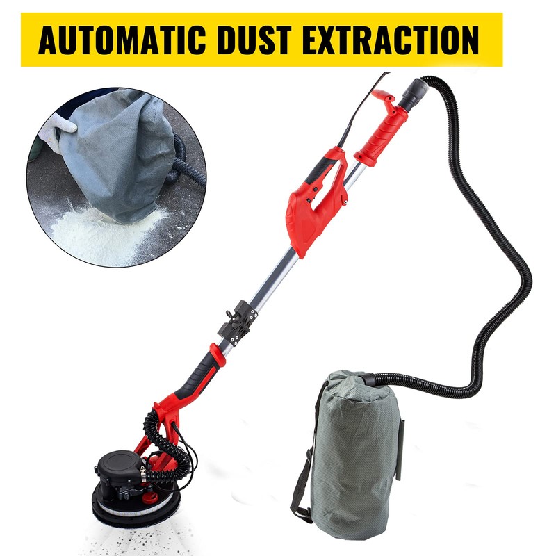 VEVOR Drywall Sander 850W, Electric Drywall Sander Variable Speed 800-1750