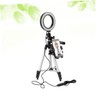 jojofuny Dimmable Tripod Stand Phone Holder for Live Streaming Video