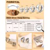 FIOROYAL Hoop Earrings 925 Silver - Earrings Silver 925 Hoop