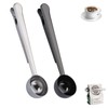 Phyxiul Coffee Spoons 2-Pack Measuring Spoons Stainless Steel 2-in-1 Coffee