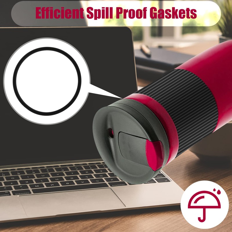 4pcs Replacement Rubber Lid Seals Compatible with 16 & 20