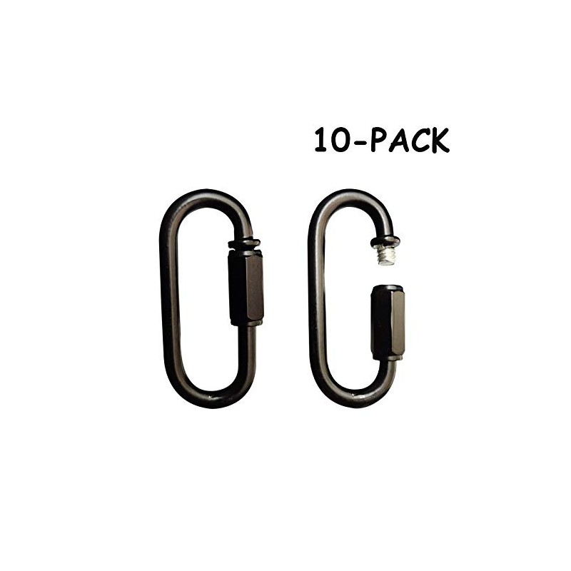 CUFEAL 10- Pack Heavy Duty D Shape Chain Locking M4