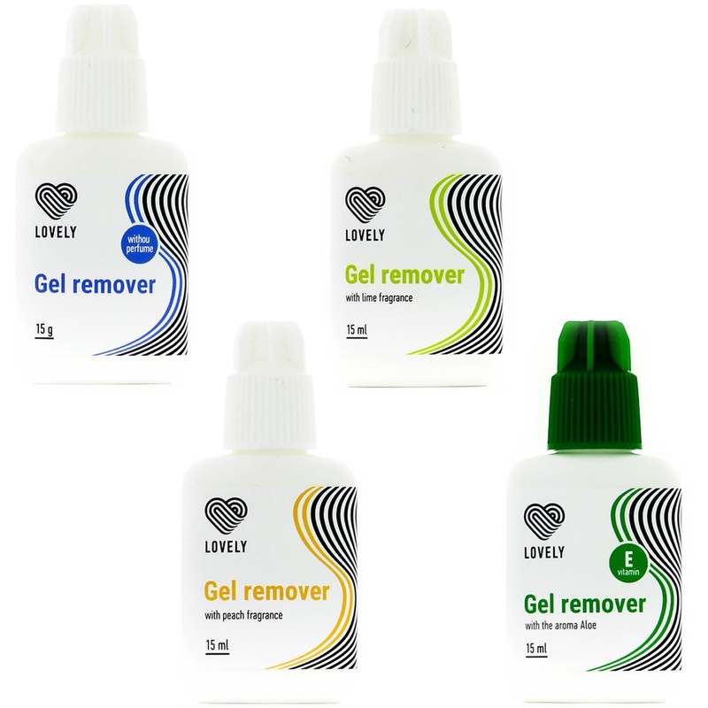 LOVELY Gel Remover for Eyelash Extension, 15 ml, Odourless, Quick