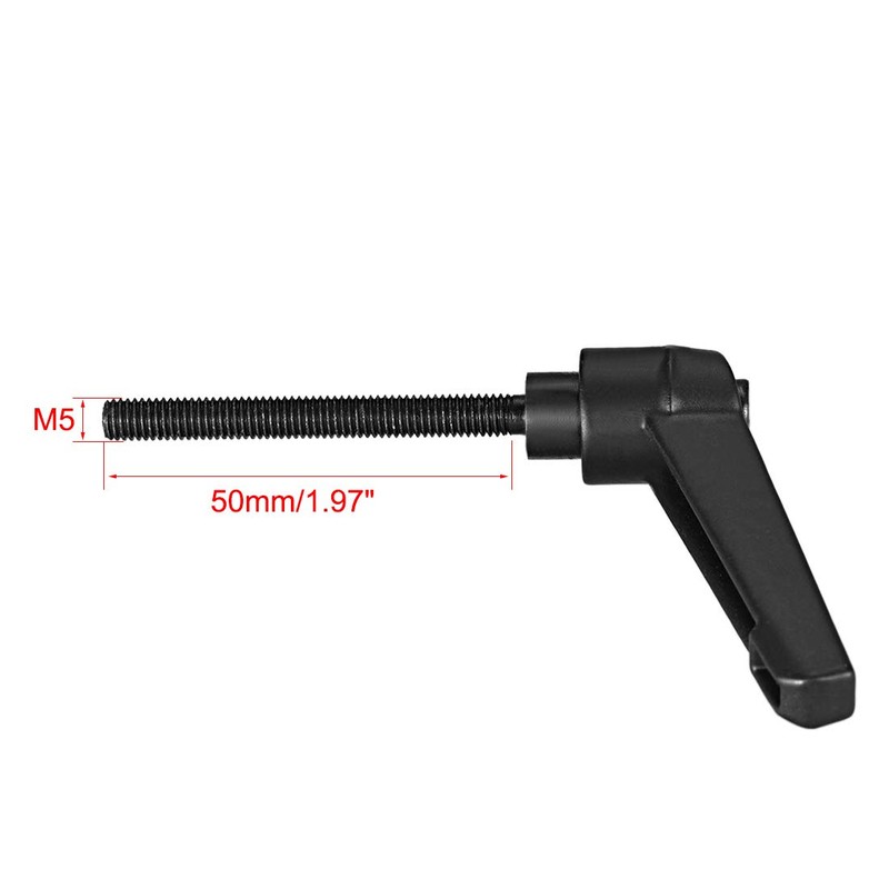 sourcing map M5 x 50mm Handle Adjustable Clamping Lever Thread