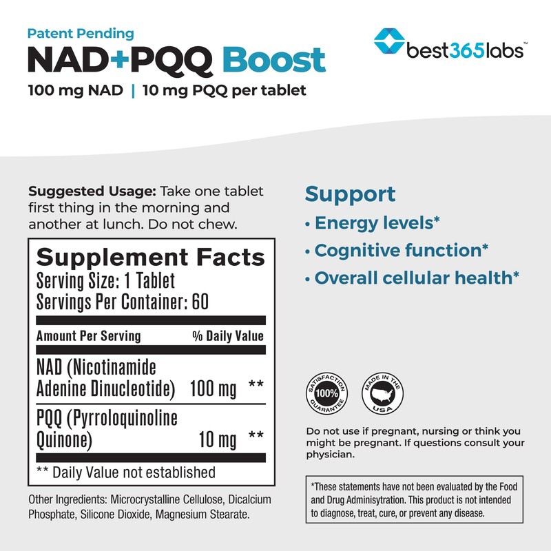Best 365 Labs NAD+PQQ Supplement