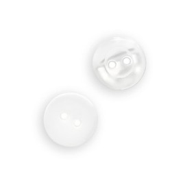 Dritz Blouse Buttons, White Pearl, 11mm, 20 pcs