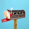Bear Print Mailbox Covers with Magnetic Standard Size 18x21 and