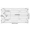 blitzlabs Sink Grid Protector Kitchen Sink Bottom Grid Metal Large