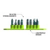 EZRED EZBIT-G Green Flexible Magnetic Bit Holder, Holds 48 Bits