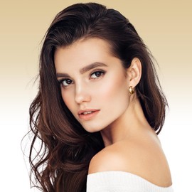 VNOX Earrings Girls Men Earrings Women's Gold Silver Rose Gold Earrings Hanging Handmade Earrings CC Earrings Fashion Jewellery for Women Girlfriend Girls, Stainless Steel