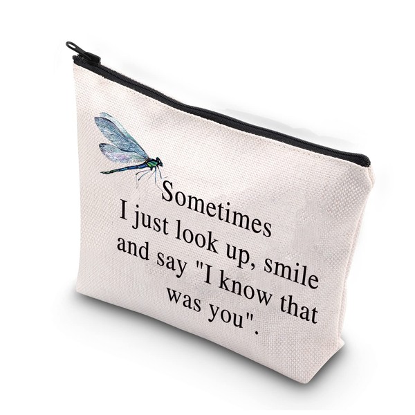 PLITI Dragonfly Memorial Gifts Sometimes I Just Look Up Smile