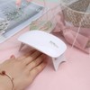 Mizcos Mini Gel Nail Drying Lamp Self Portable UV LED, White, 1 Piece / 미즈코스 미니 젤 네일 건조 램프 셀프 휴대용 UV LED, 화이트, 1개