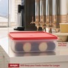 Plastic Storage Containers with Lids – 2-Pack 3L Cupcake Carrier