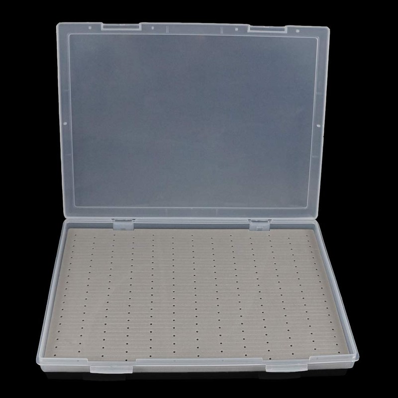 Aventik Super Large Capacity Fly Boxes Slim Foam Clear Lid