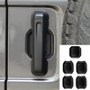 LIUQING Door Handle Bowl Cover Trim for 2018-2023 Jeep Wrangler