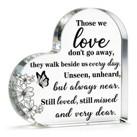 OZUEMUL Grief Gifts for Women Remembrance Gift for Loss Condolences Bereavement Gift for Loss Sympathy Gifts for Loss Of Mother Father Husband Memorial Plaque Bereavement Gift Idea