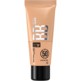Maybelline Face Studio Fit Me BB Cream Nude SPF 50 Niacinamide Shade 40 | 24H Hydration, Lightweight Coverage, Healthy, Natural Dewy Finish, Face Studio Range, 30ml